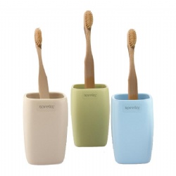 Manual bamboo toothbrush